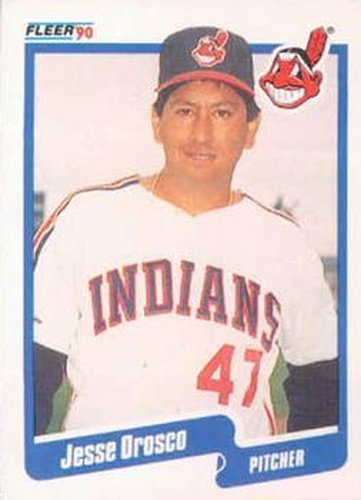 #500 Jesse Orosco - Cleveland Indians - 1990 Fleer Canadian Baseball