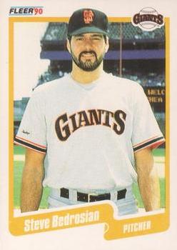 #50 Steve Bedrosian - San Francisco Giants - 1990 Fleer Canadian Baseball