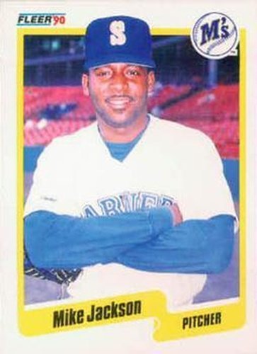 #517 Mike Jackson - Seattle Mariners - 1990 Fleer Canadian Baseball