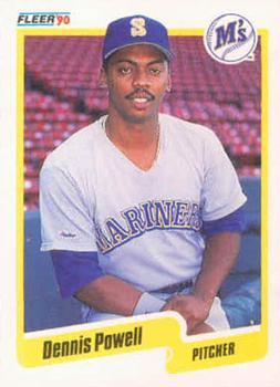 #521 Dennis Powell - Seattle Mariners - 1990 Fleer Canadian Baseball