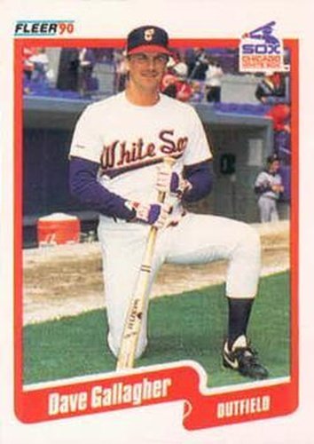 #532 Dave Gallagher - Chicago White Sox - 1990 Fleer Canadian Baseball