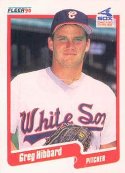 #534 Greg Hibbard - Chicago White Sox - 1990 Fleer Canadian Baseball