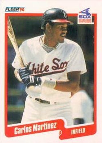 #540 Carlos Martinez - Chicago White Sox - 1990 Fleer Canadian Baseball