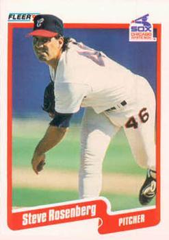 #547 Steve Rosenberg - Chicago White Sox - 1990 Fleer Canadian Baseball
