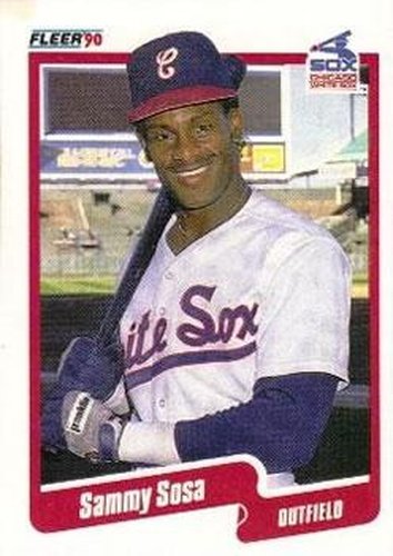 #548 Sammy Sosa - Chicago White Sox - 1990 Fleer Canadian Baseball