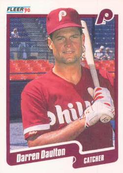#555 Darren Daulton - Philadelphia Phillies - 1990 Fleer Canadian Baseball