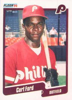 #557 Curt Ford - Philadelphia Phillies - 1990 Fleer Canadian Baseball