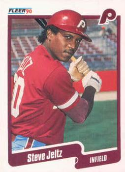 #562 Steve Jeltz - Philadelphia Phillies - 1990 Fleer Canadian Baseball