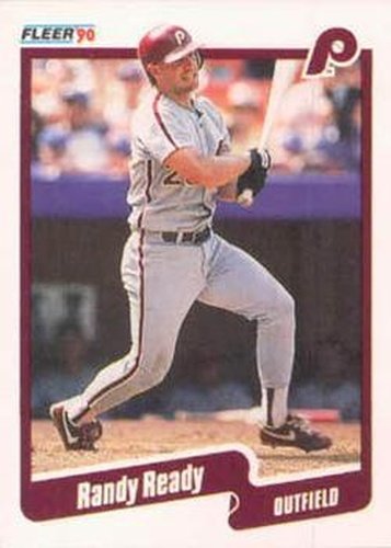 #571 Randy Ready - Philadelphia Phillies - 1990 Fleer Canadian Baseball