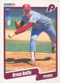 #572 Bruce Ruffin - Philadelphia Phillies - 1990 Fleer Canadian Baseball