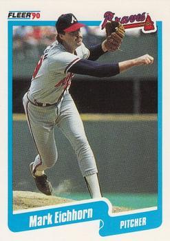 #580 Mark Eichhorn - Atlanta Braves - 1990 Fleer Canadian Baseball