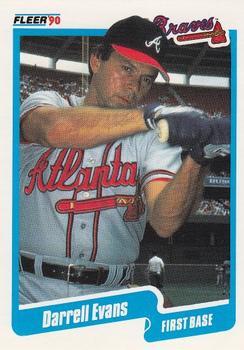 #581 Darrell Evans - Atlanta Braves - 1990 Fleer Canadian Baseball