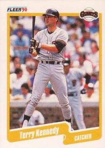 #58 Terry Kennedy - San Francisco Giants - 1990 Fleer Canadian Baseball