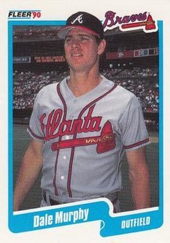 #591 Dale Murphy - Atlanta Braves - 1990 Fleer Canadian Baseball