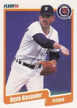 #599 Doyle Alexander - Detroit Tigers - 1990 Fleer Canadian Baseball