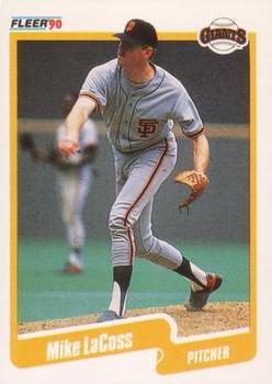 #59 Mike LaCoss - San Francisco Giants - 1990 Fleer Canadian Baseball