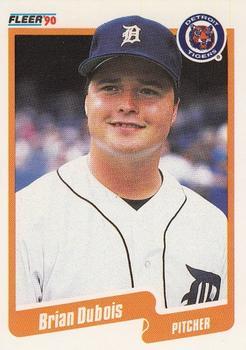 #601 Brian DuBois - Detroit Tigers - 1990 Fleer Canadian Baseball