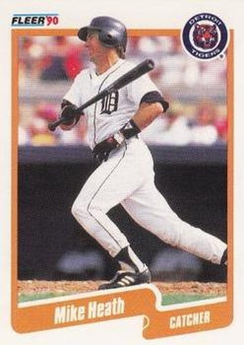 #603 Mike Heath - Detroit Tigers - 1990 Fleer Canadian Baseball