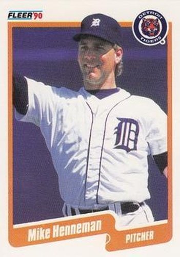 #604 Mike Henneman - Detroit Tigers - 1990 Fleer Canadian Baseball