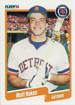 #611 Matt Nokes - Detroit Tigers - 1990 Fleer Canadian Baseball