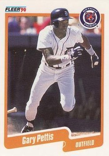 #612 Gary Pettis - Detroit Tigers - 1990 Fleer Canadian Baseball