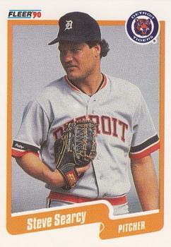 #615 Steve Searcy - Detroit Tigers - 1990 Fleer Canadian Baseball