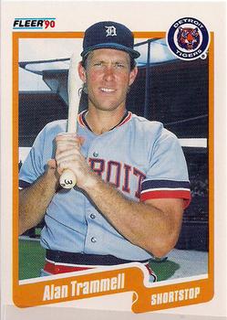 #617 Alan Trammell - Detroit Tigers - 1990 Fleer Canadian Baseball