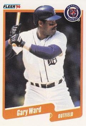 #618 Gary Ward - Detroit Tigers - 1990 Fleer Canadian Baseball