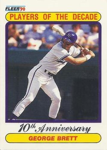 #621 George Brett - Kansas City Royals - 1990 Fleer Canadian Baseball