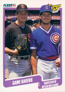 #631 Mark Davis / Mitch Williams - San Diego Padres / Chicago Cubs - 1990 Fleer Canadian Baseball