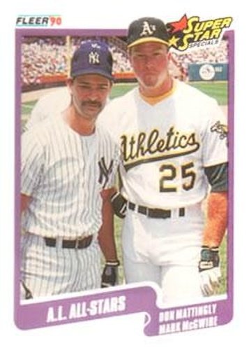 #638 Don Mattingly / Mark McGwire - New York Yankees / Oakland Athletics - 1990 Fleer Canadian Baseball