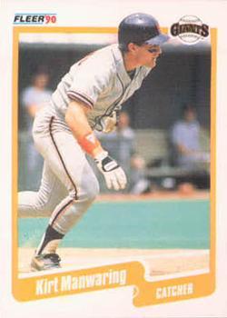 #63 Kirt Manwaring - San Francisco Giants - 1990 Fleer Canadian Baseball