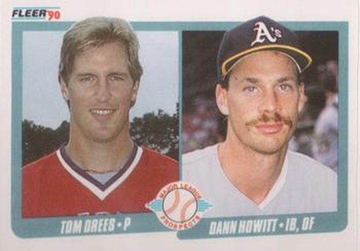 #644 Tom Drees / Dann Howitt - Chicago White Sox / Oakland Athletics - 1990 Fleer Canadian Baseball