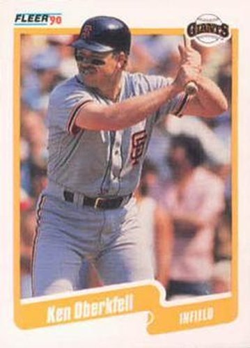 #67 Ken Oberkfell - San Francisco Giants - 1990 Fleer Canadian Baseball