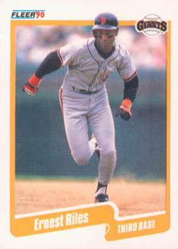 #69 Ernest Riles - San Francisco Giants - 1990 Fleer Canadian Baseball