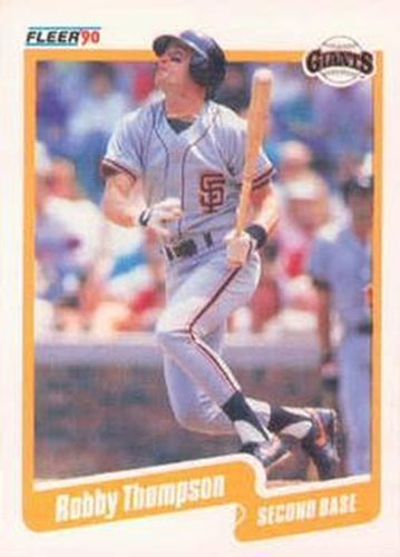 #73 Robby Thompson - San Francisco Giants - 1990 Fleer Canadian Baseball