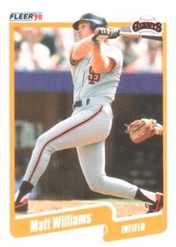 #75 Matt Williams - San Francisco Giants - 1990 Fleer Canadian Baseball