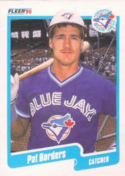 #77 Pat Borders - Toronto Blue Jays - 1990 Fleer Canadian Baseball
