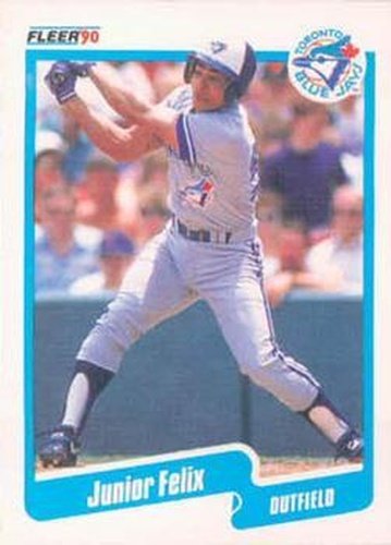 #79 Junior Felix - Toronto Blue Jays - 1990 Fleer Canadian Baseball