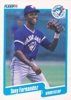 #80 Tony Fernandez - Toronto Blue Jays - 1990 Fleer Canadian Baseball
