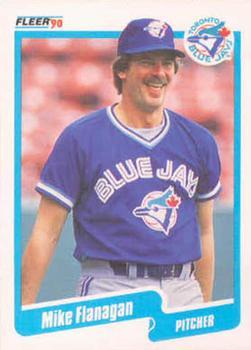 #81 Mike Flanagan - Toronto Blue Jays - 1990 Fleer Canadian Baseball