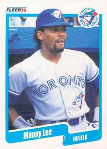 #86 Manuel Lee - Toronto Blue Jays - 1990 Fleer Canadian Baseball