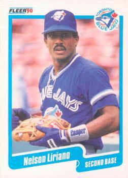 #87 Nelson Liriano - Toronto Blue Jays - 1990 Fleer Canadian Baseball