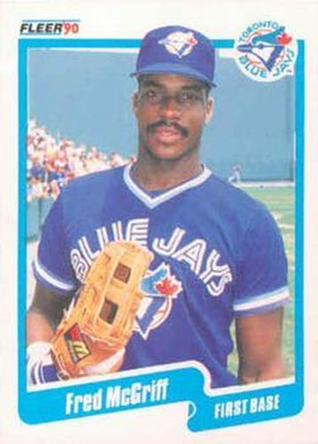 #89 Fred McGriff - Toronto Blue Jays - 1990 Fleer Canadian Baseball