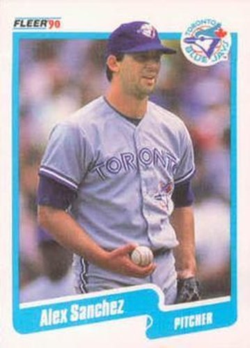 #92 Alex Sanchez - Toronto Blue Jays - 1990 Fleer Canadian Baseball