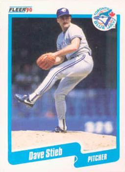 #93 Dave Stieb - Toronto Blue Jays - 1990 Fleer Canadian Baseball