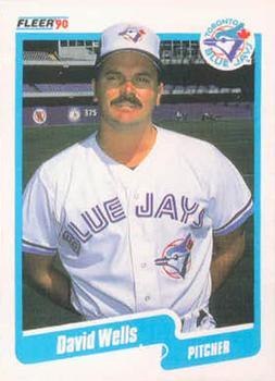 #96 David Wells - Toronto Blue Jays - 1990 Fleer Canadian Baseball
