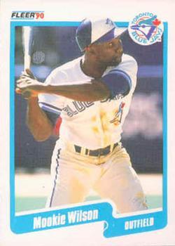 #99 Mookie Wilson - Toronto Blue Jays - 1990 Fleer Canadian Baseball