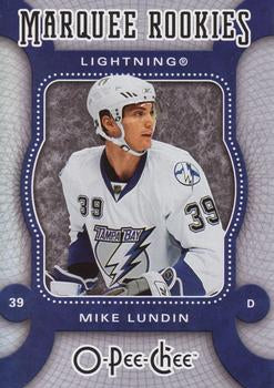 #595 Mike Lundin - Tampa Bay Lightning - 2007-08 O-Pee-Chee Hockey