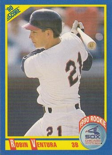 #595 Robin Ventura - Chicago White Sox - 1990 Score Baseball